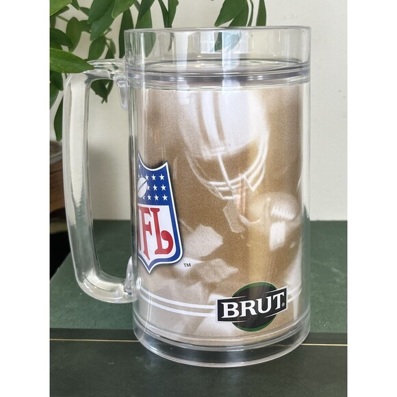 Other - Vintage NFL 1980’s Beer Mug / Brut Sponsored / Man Cave Collection / Sports